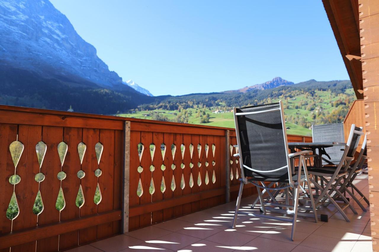 Excellent Flat With A Fantastic View Of The Eiger! Apartamento Grindelwald Exterior foto